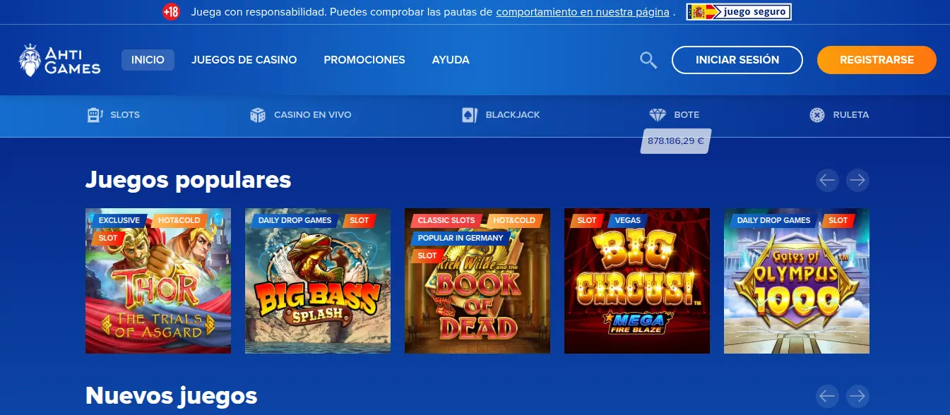 AHTI Games Casino Tragamonedas